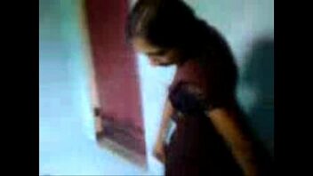 A Girl Removing Saree