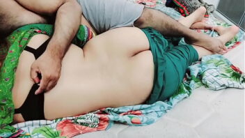 Desi Wife On Bed