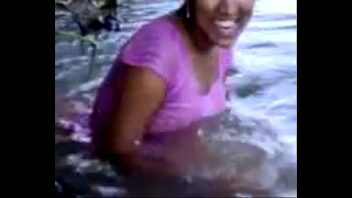 Indian Village Girl Bathing Video