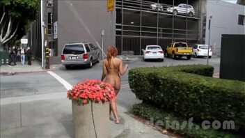 Nude Girl Walking